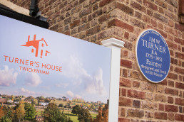 Turner’s House Twickenham Blue Plaque and Welcome Panel