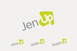 JenUp logo design