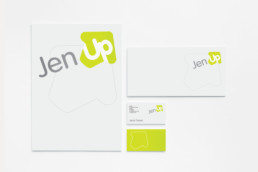 JenUp stationery design